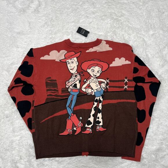 DISNEY PIXAR TOY STORY WOODY & JESSE WESTERN CARDIGAN BOXLUNCH - Picture 3 of 10